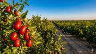 "طلای سرخ کویر: نقشه راه ثروتمند شدن با احداث باغ نهال عناب پیوندی"